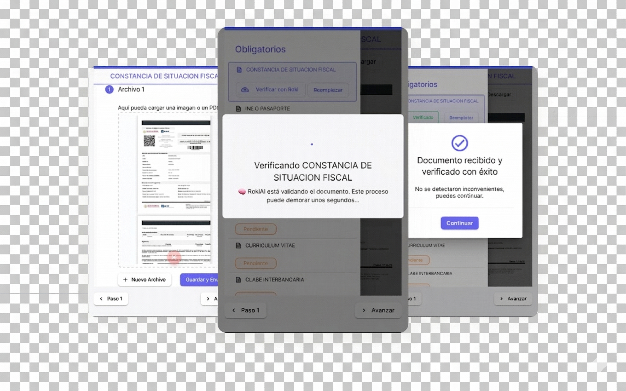 Captura de pantalla de la plataforma Rokisoft para compliance laboral